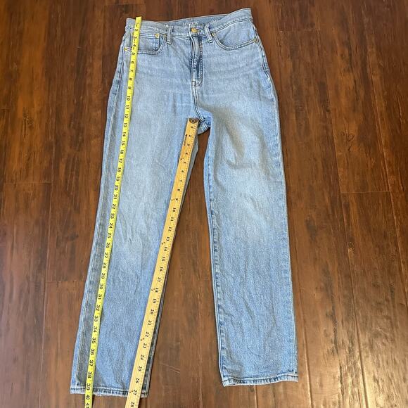 J. CREW Classic Straight Jeans Blue Denim High Rise Stretch Y2K Work - Picture 14 of 15